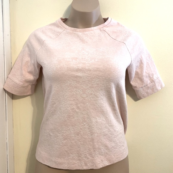LOFT Tops - LOFT Sweatshirt Tee Light Pink Medium